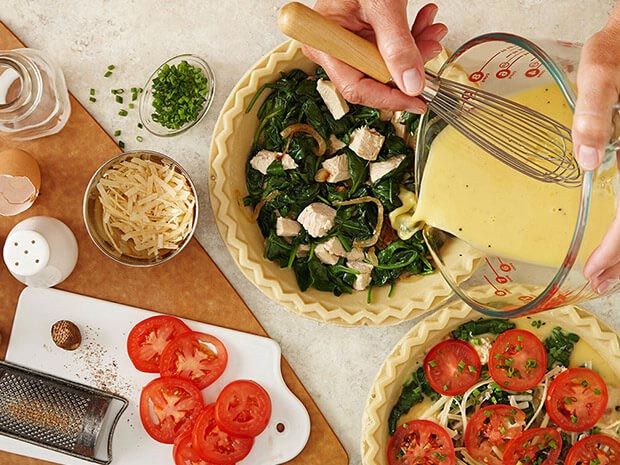 Step 3 Fluffy Chicken Quiche: A Perfect Recipe for Any Occasion Step 3