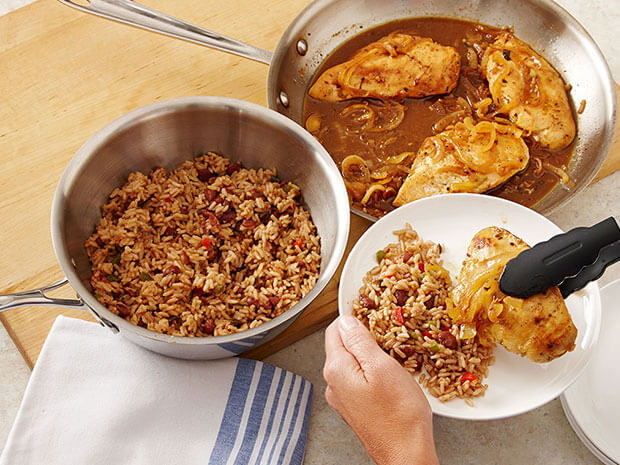Step 4 Tropical Adobo Chicken and Red Beans Step 4