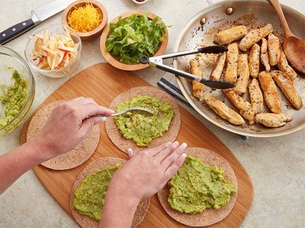 Step 3 Chicken Avocado Tortilla Toast Step 3