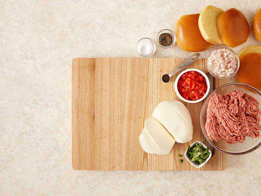 Caprese Stuffed Burgers