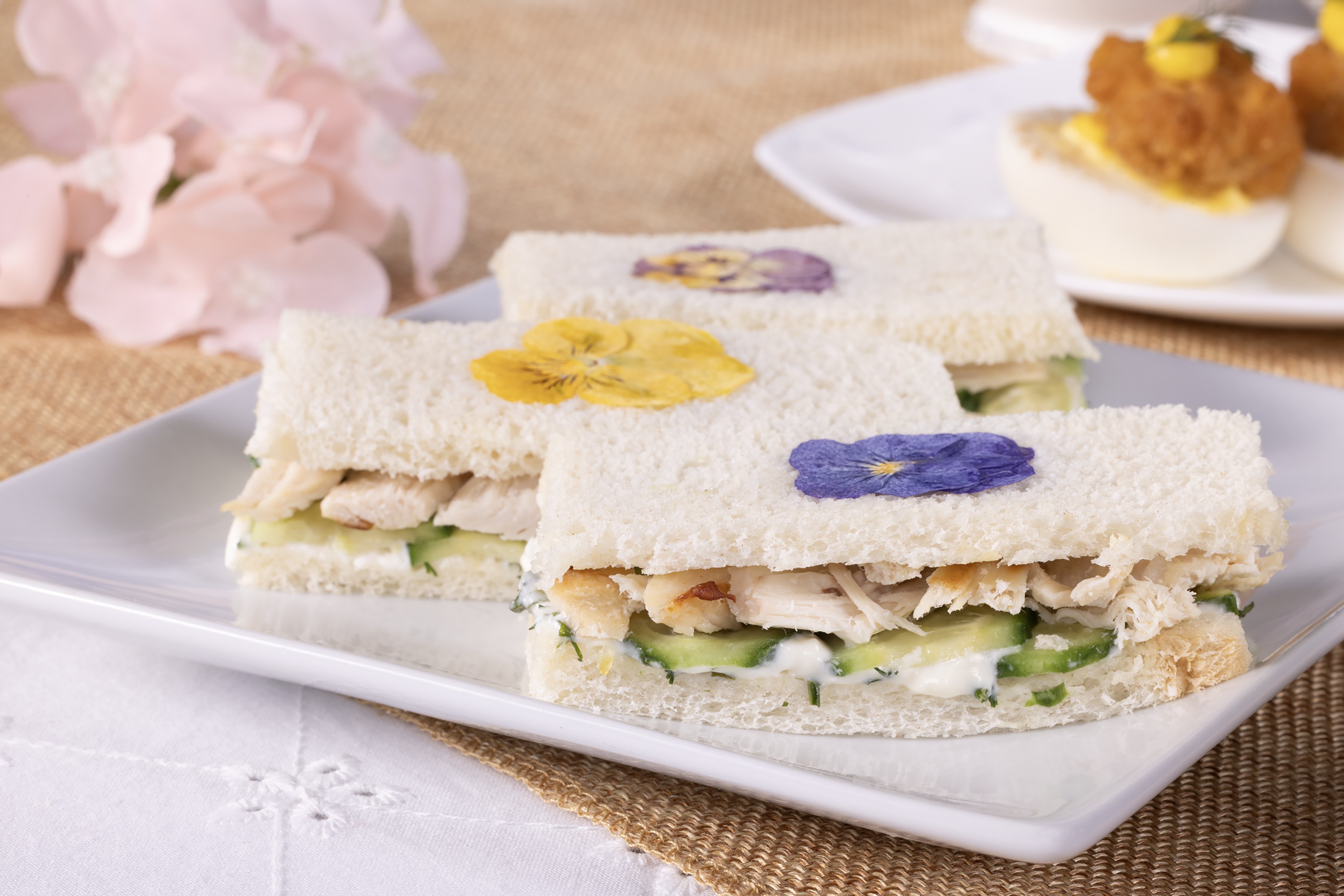 Lemon herb chicken sandwiches