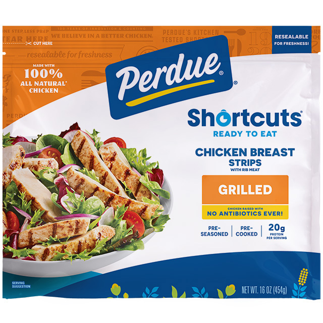 PERDUE&reg; SHORTCUTS&reg; Ready to Eat Grilled Chicken Breast Strips