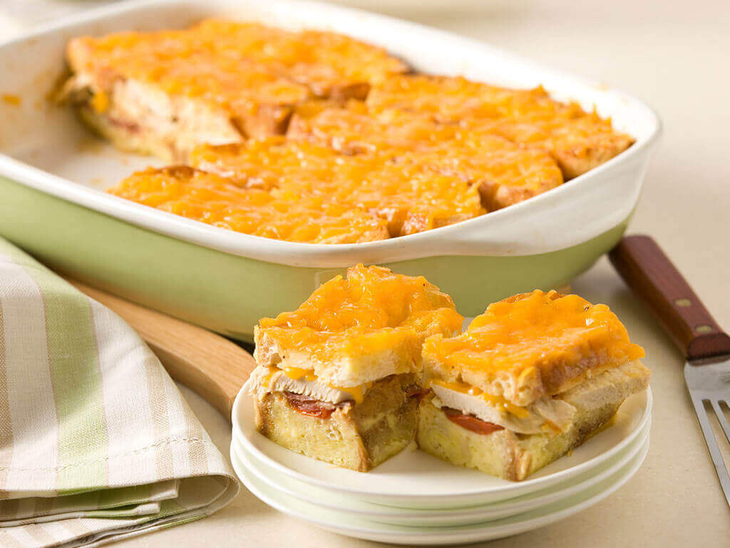 Italian Chicken Strata Italian Chicken Strata