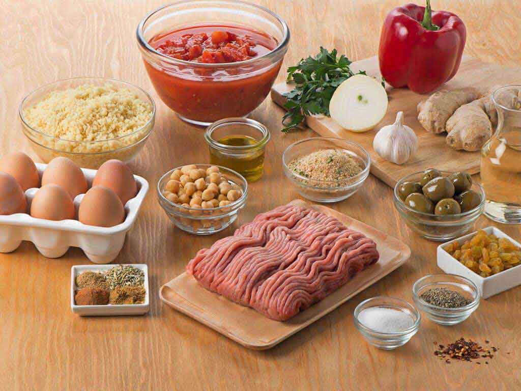 Moroccan Chicken Meatballs with Chickpea Stew