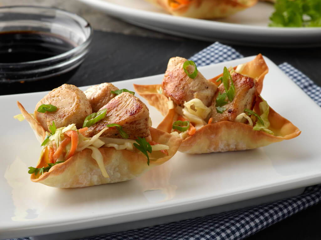 Wonton Chicken Taco Stars | PERDUE®
