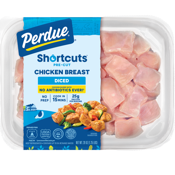 Perdue Shortcuts diced chicken breast