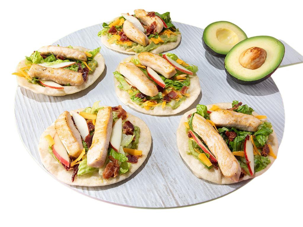 perdue shortcuts ready to eat chicken strips on wraps for the perfect snack