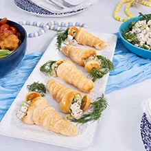 Chicken Salad Stuffed Carrots