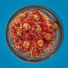Ground Chicken Meatballs and Tomato Basil Sauce