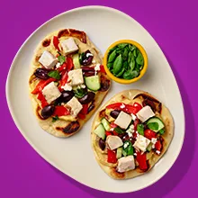 Chicken Hummus Flatbread