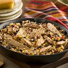 Easy Chicken and Black Bean Skillet