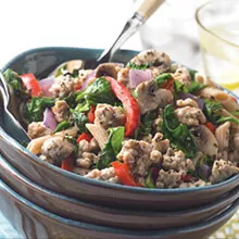 Savory Spinach and Pasta Toss