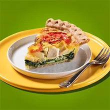 Fluffy Quiche with Chicken