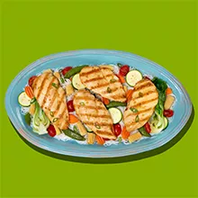 Ginger Garlic Asian Grilled Chicken