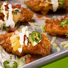 Crispy Tex-Mex Chicken Nachos