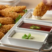 Gluten Free Chicken Dippers with Chipotle Honey Sauce