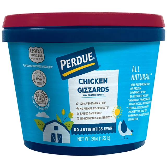 PERDUE® No Antibiotics Ever Fresh Chicken Gizzards (May Contain Hearts), 20 oz Cup