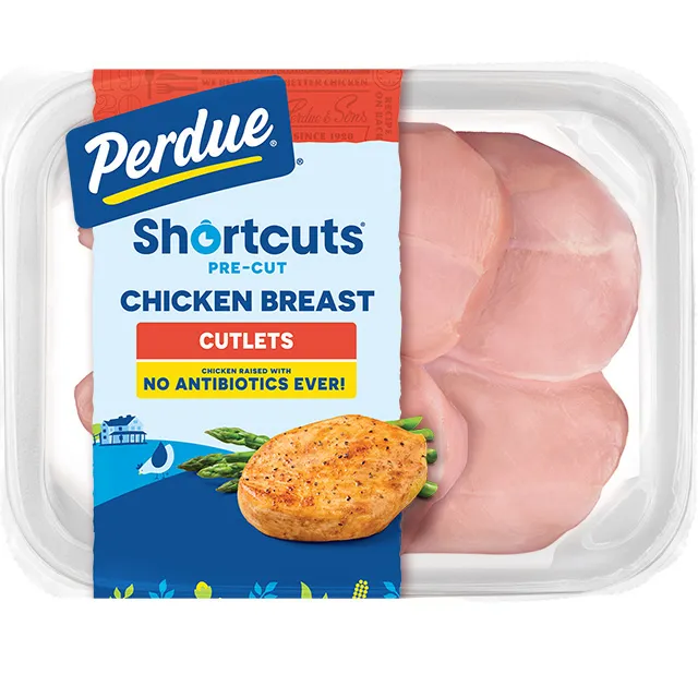 PERDUE&reg; SHORTCUTS&reg; Pre-Cut Chicken Breast Cutlets