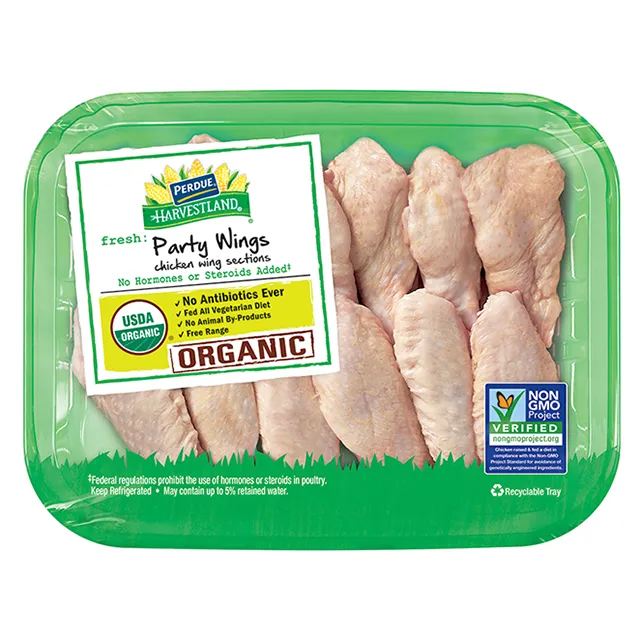 PERDUE® HARVESTLAND® Organic Chicken Wing Sections, Traypack