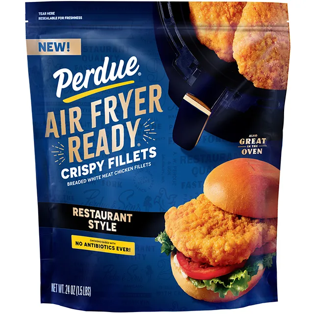 PERDUE BLUE BAG PERDUE AIR FRYER READY RESTAURANT STYLE CRISPY FILLETS