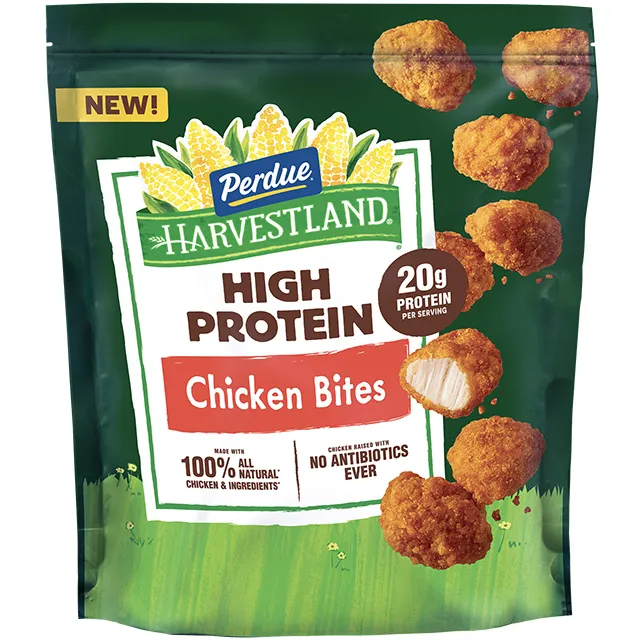 Perdue&reg; Harvestland&reg; High Protein Frozen Chicken Bites, 20 oz.