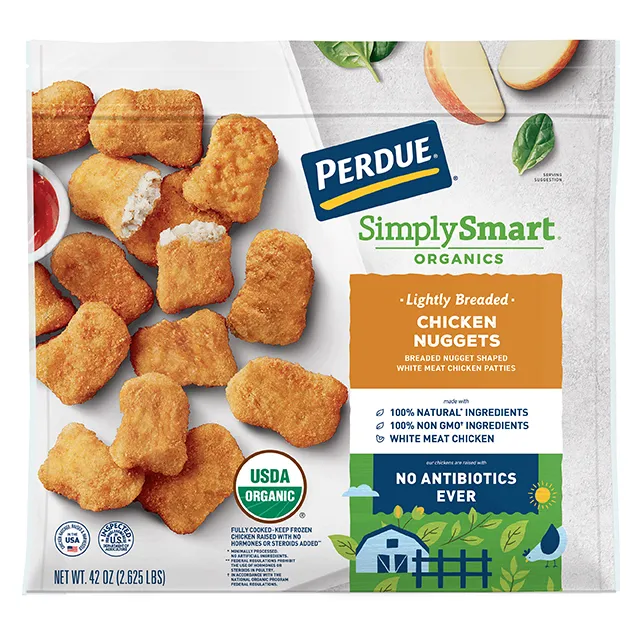SIMPLY SMART NONE PERDUE SIMPLY SMART FC ORGANIC LIGHTLY BREADED CHICKEN NUGGETS, 42 OZ, BJ'S