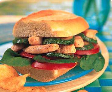 Summer Garden Chicken Subs