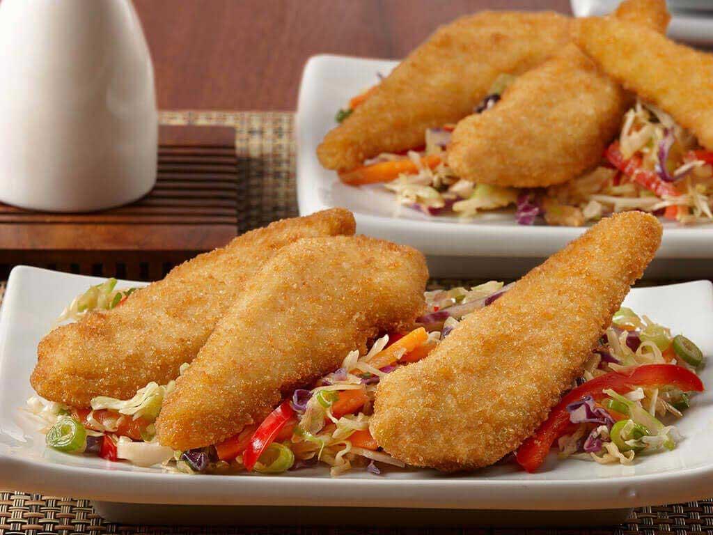 Chicken on Spicy Cabbage Stir Fry