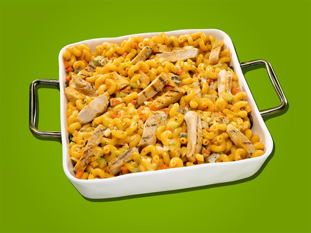 Buffalo and Blue Cheese Chicken Casserole