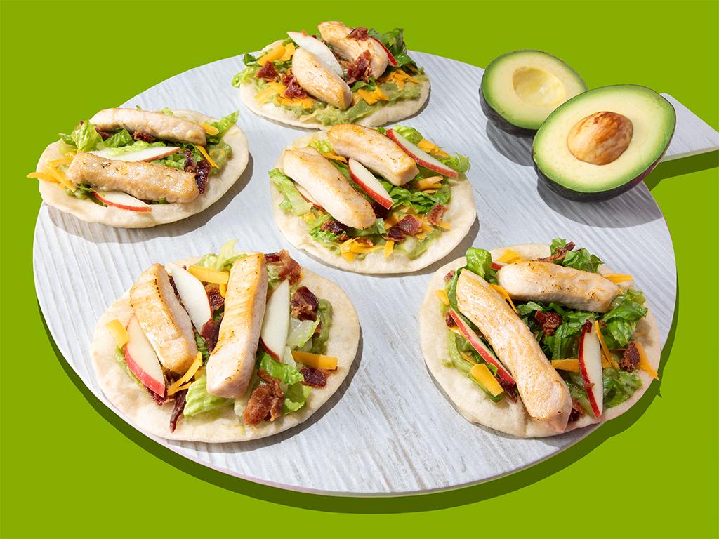 Chicken Avocado Tortilla Toast