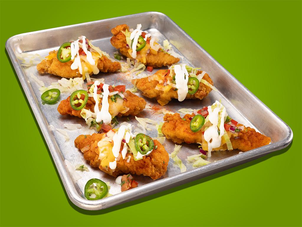 Crispy Tex-Mex Chicken Nachos