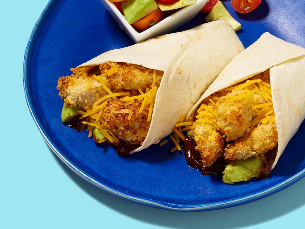 Chicken BBQ Avocado Wraps