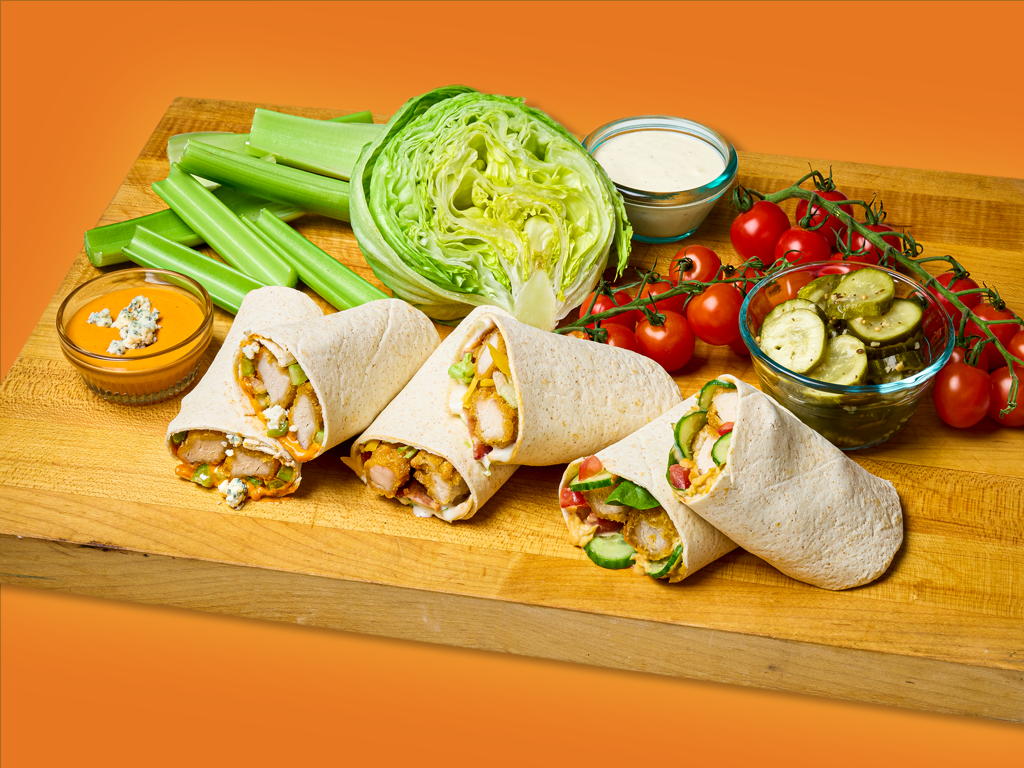 DIY Crispy Chicken Wraps