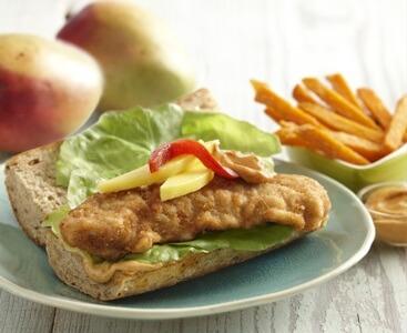 Curried Chicken and Mango Baguette