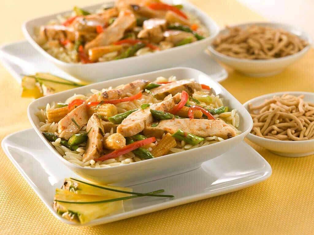 Fusion Chicken Pasta Stir Fry