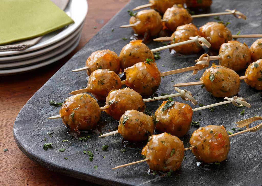 Glazed Party Meatballs