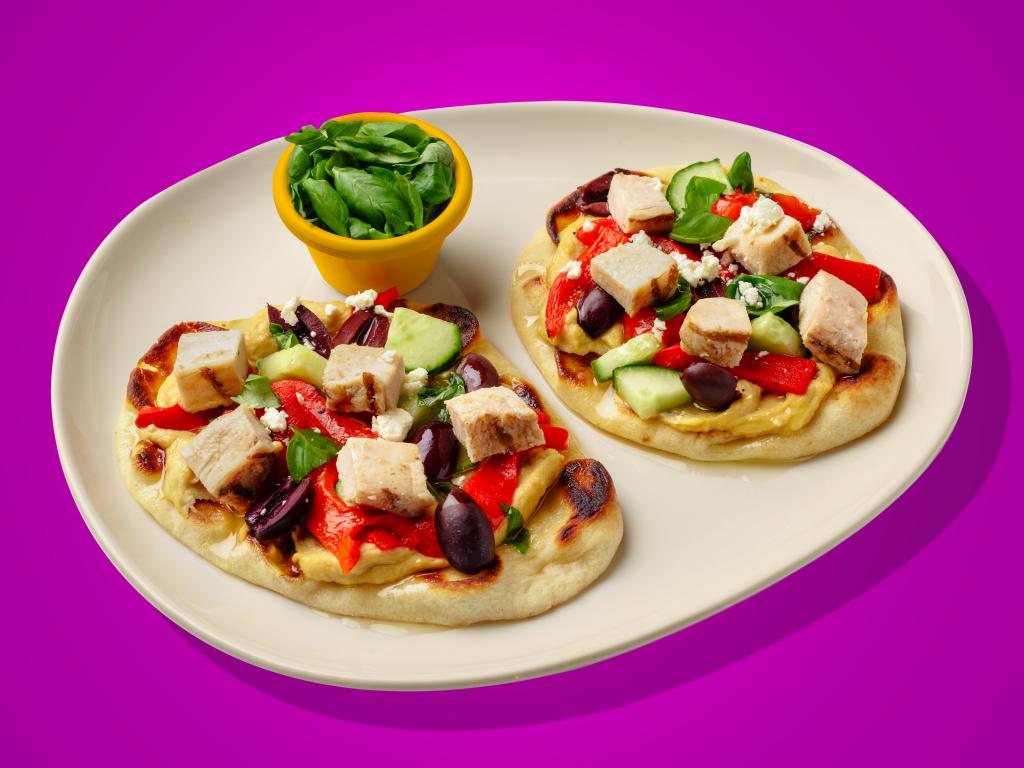 Chicken Hummus Flatbread