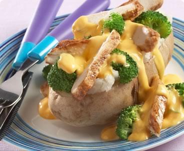 Cheesy Chicken and Broccoli Potato Topper