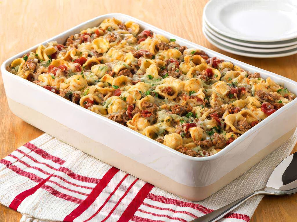 Quick Chicken Parmesan Pasta Bake