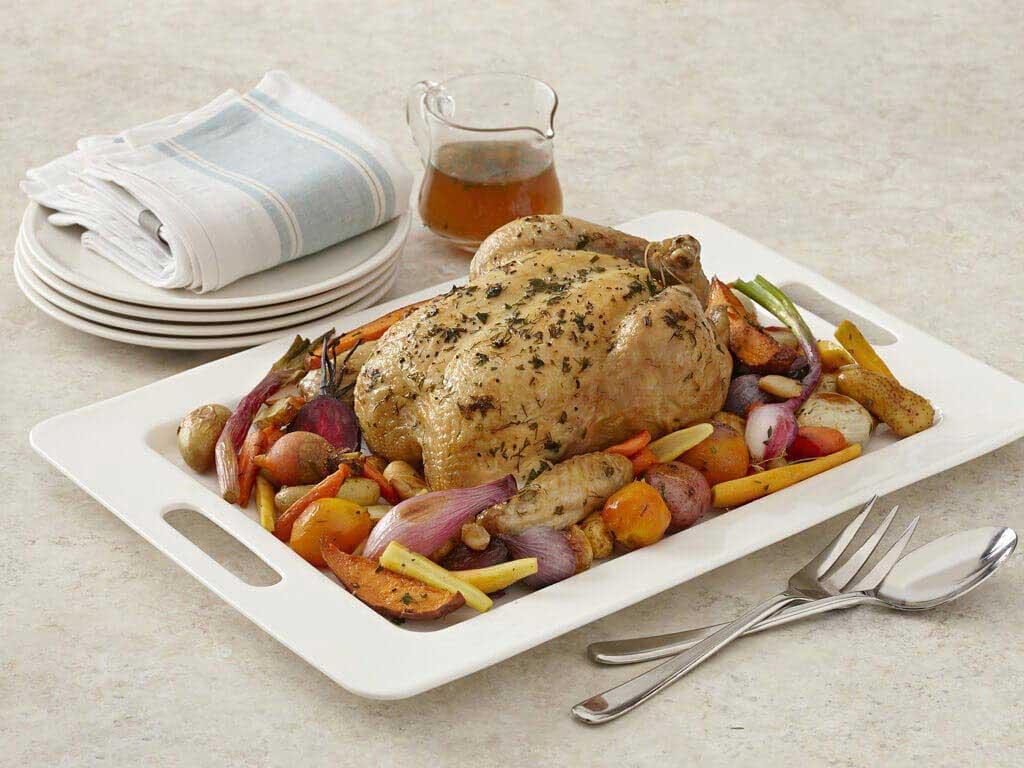 Roasted Chicken and Root Vegetables