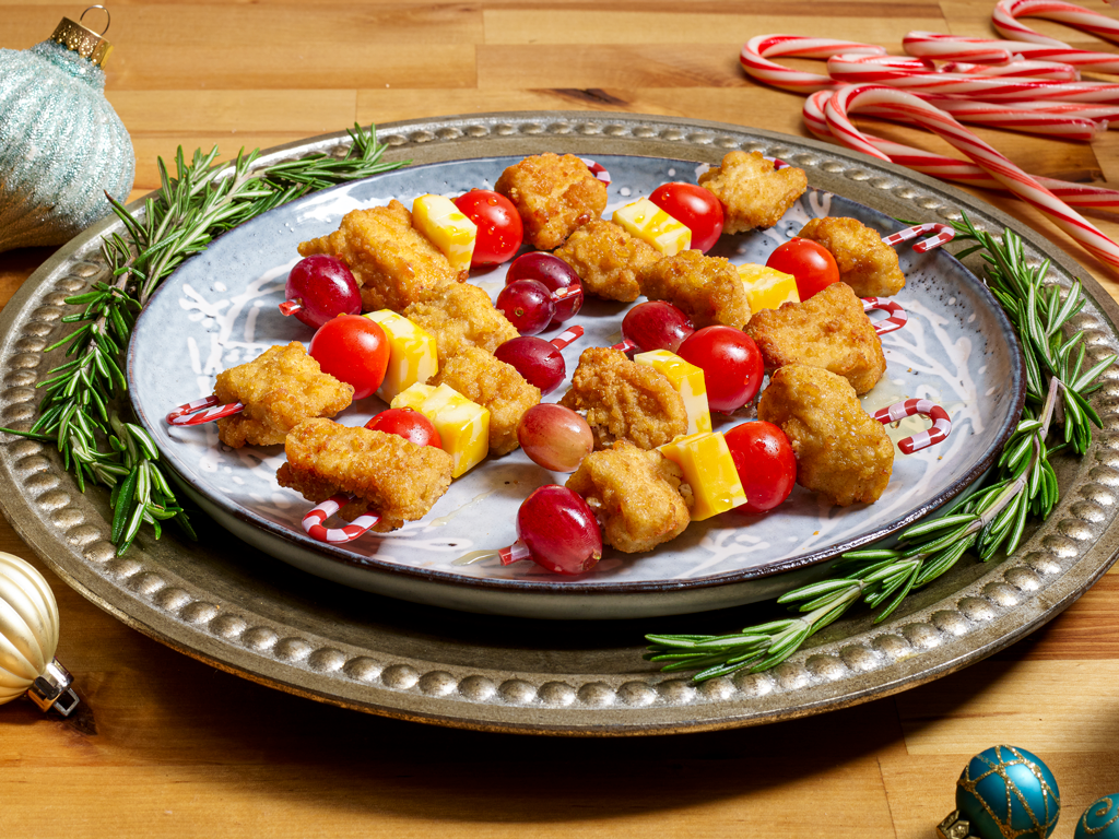 North Pole Chicken Skewers