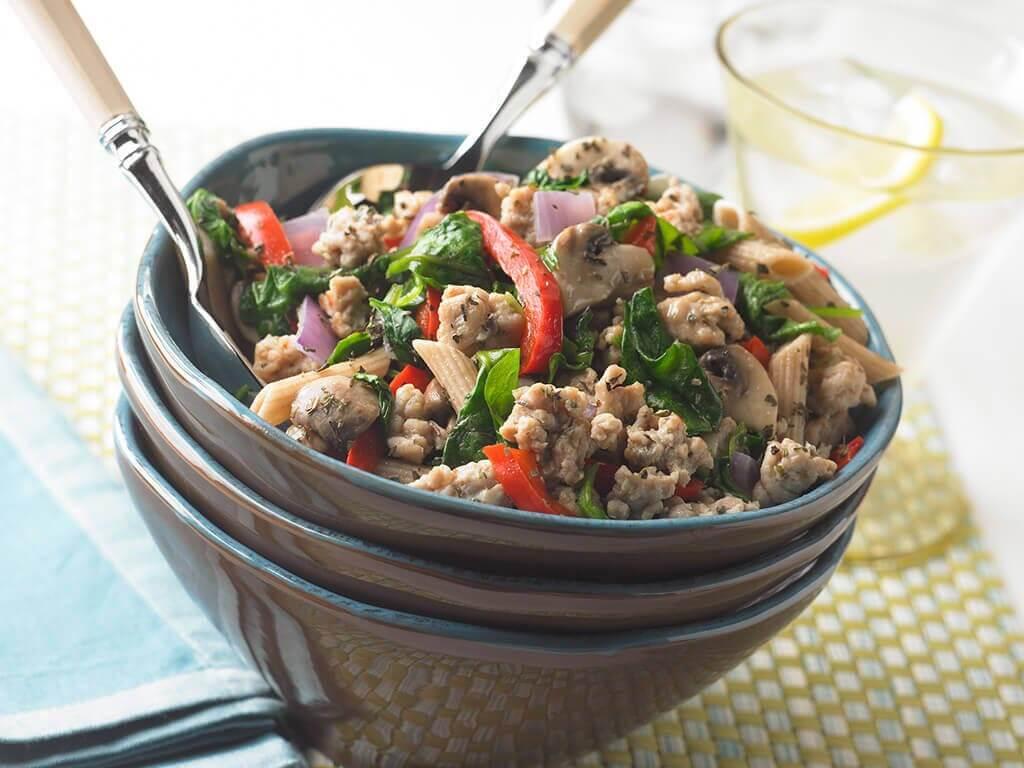 Savory Spinach and Pasta Toss