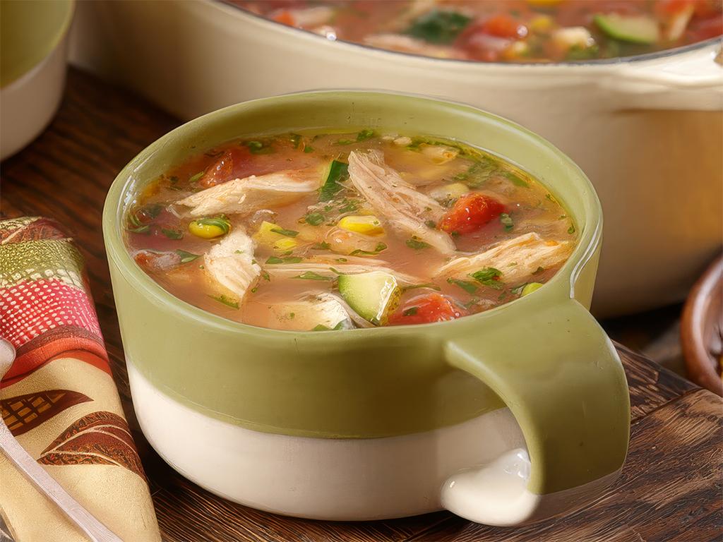 Zesty Chicken Tortilla Soup