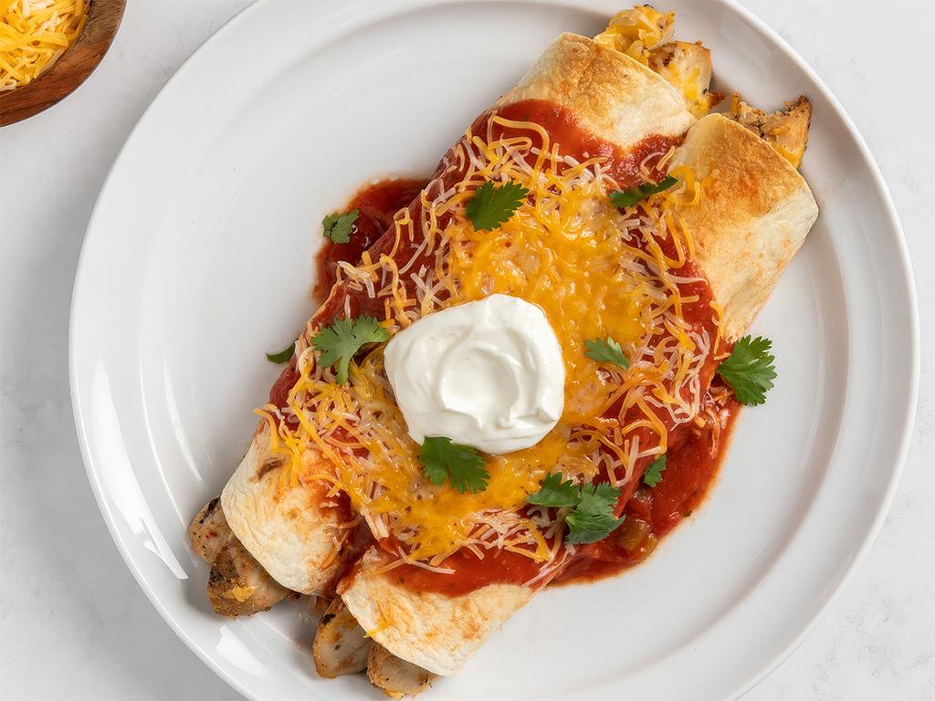 Cheesy Chicken Enchiladas