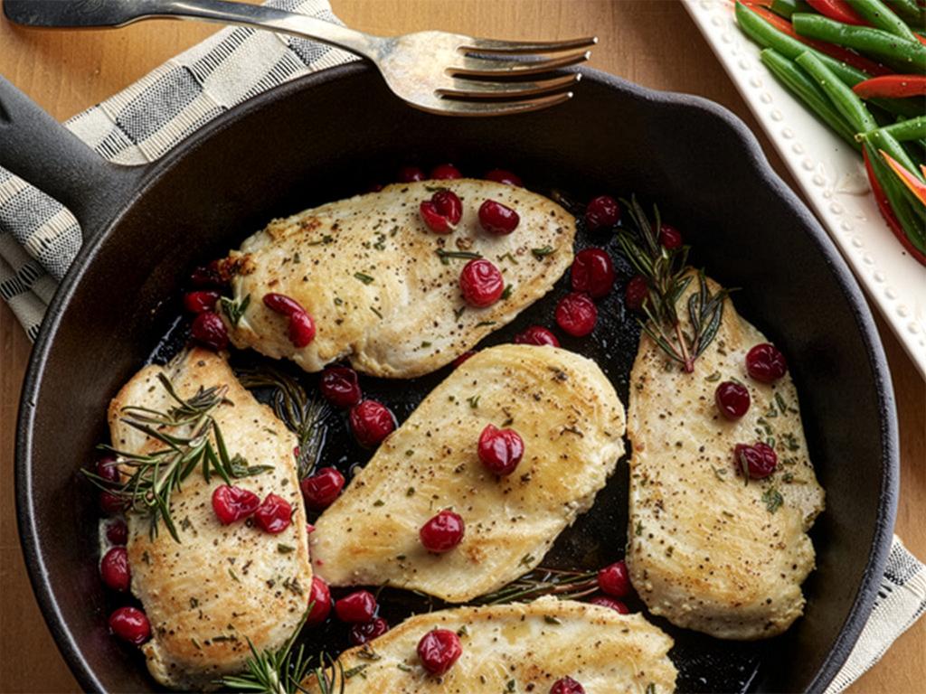 Cranberry Rosemary One Pan Chicken