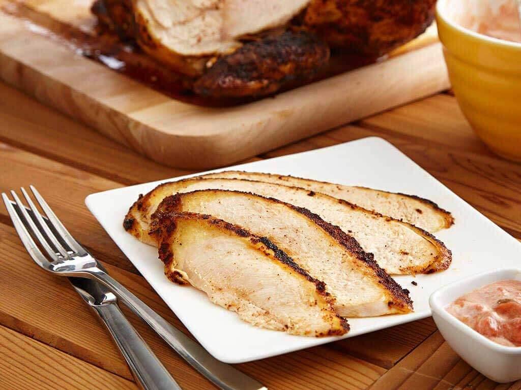 Grilled Paprika Chicken and Creamy Salsa