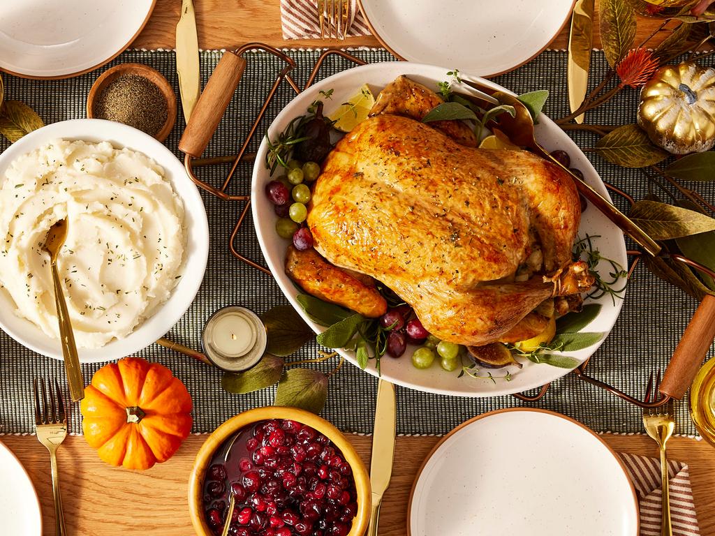 Holiday Roast Chicken With Stuffing